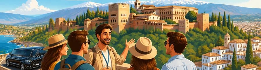 Viaje privado de un día a la Alhambra y Granada con salida desde Almería