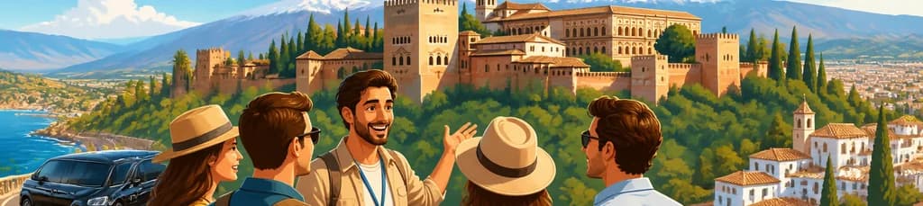 Viaje privado de un día a la Alhambra y Granada con salida desde Almería