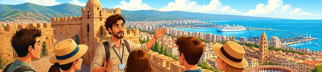Explorando el Castillo de Gibralfaro: una visita guiada con las mejores vistas panorámicas de Málaga