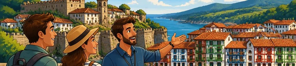 Recorrido privado por Hondarribia, San Juan y San Pedro con salida desde San Sebastián