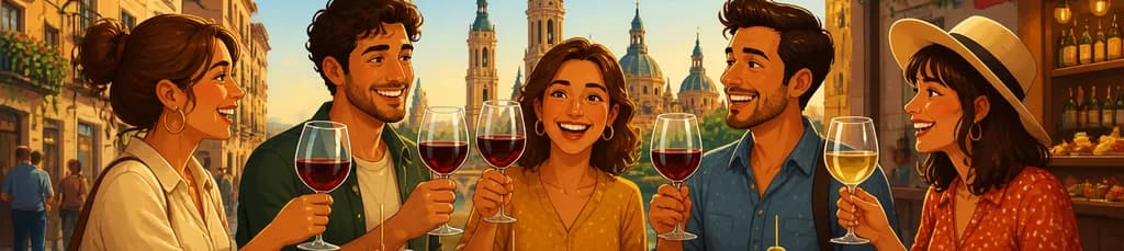 Disfruta de una cata de vinos y tapas por el casco antiguo de Zaragoza