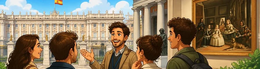 Descubre el Palacio Real y el Museo del Prado en un tour privado a pie por Madrid
