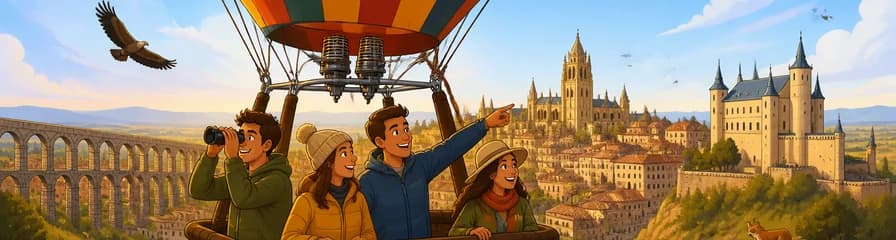 Vuelo en globo aerostático por Segovia