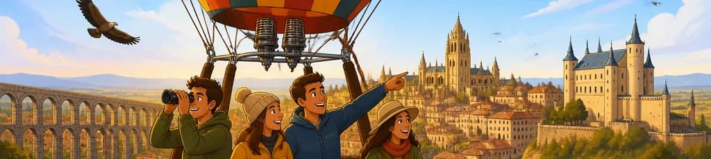 Vuelo en globo aerostático por Segovia