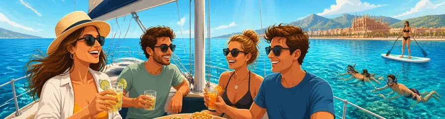Travesía en velero por Mallorca con snorkel, aperitivos y bebidas