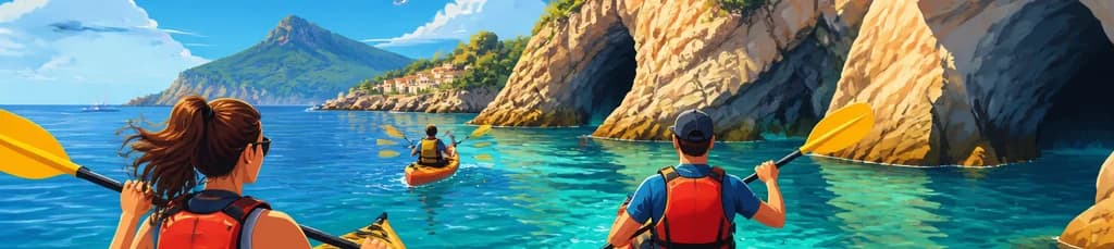 Fascinante travesía en kayak desde Sant Elm hasta Cala en Tió