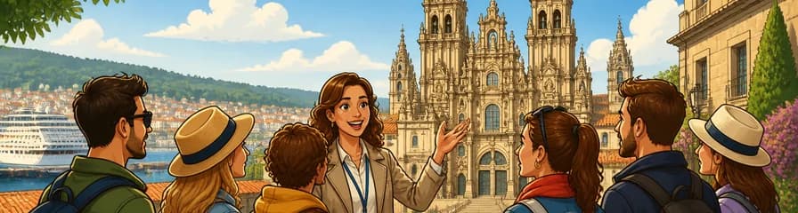 Vive una excursión guiada por tierra desde Vigo a Santiago de Compostela