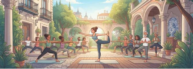 Sesión de Yoga con We/On en Casa de Las Artes