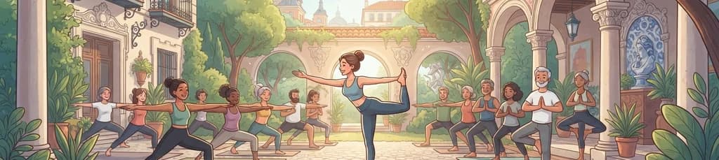 Sesión de Yoga con We/On en Casa de Las Artes