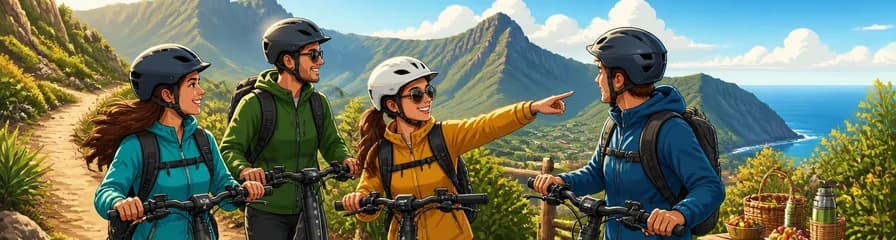 Aventura en Patinete Eléctrico: Recorrido Mixto por Teno Alto