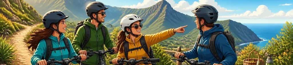 Aventura en Patinete Eléctrico: Recorrido Mixto por Teno Alto