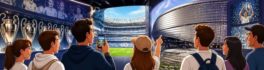 Acceso al tour del Estadio Santiago Bernabéu