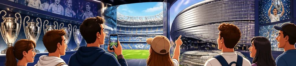 Acceso al tour del Estadio Santiago Bernabéu