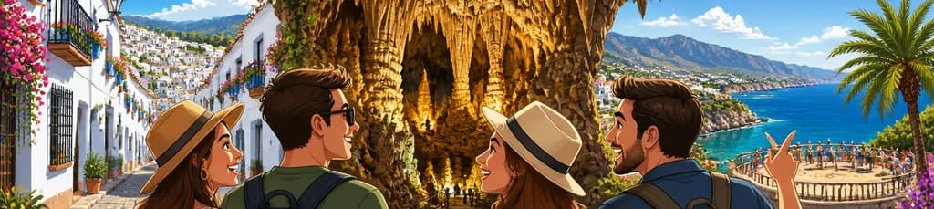 Aventura de un día completo: Descubre Nerja, Frigiliana y sus famosas cuevas