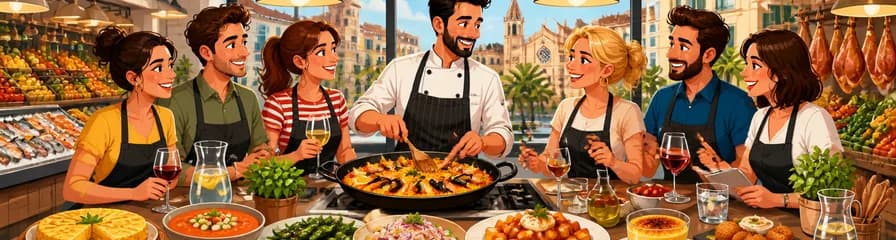 Clase de cocina española en Palma: domina 7 platos con bebidas incluidas