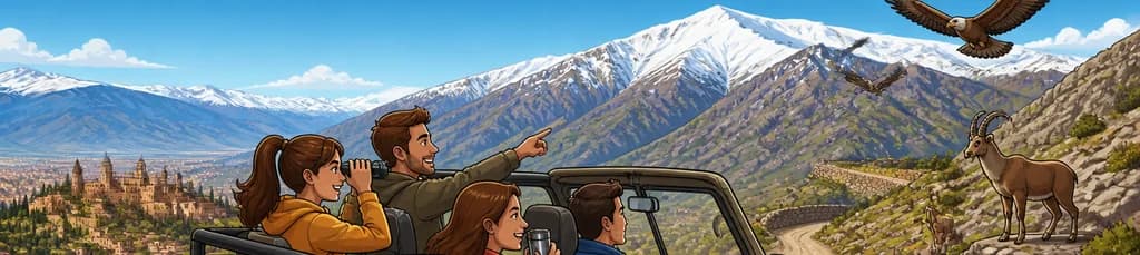 Aventura en 4x4 por Sierra Nevada desde Granada: Safari a 2500 metros de altura