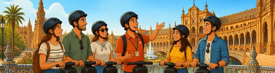 Recorrido en Segway por el centro de Sevilla y la Plaza de España para grupos reducidos