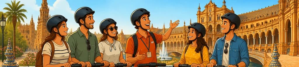 Recorrido en Segway por el centro de Sevilla y la Plaza de España para grupos reducidos