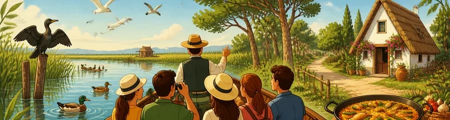 Recorrido por la Albufera de Valencia: Paseo en Barca y Exploración del Bosque Mediterráneo