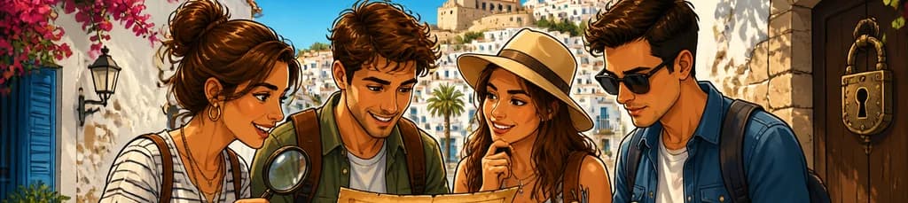 Desafío de escape autoguiado "The Ibiza Syndicate" por la ciudad