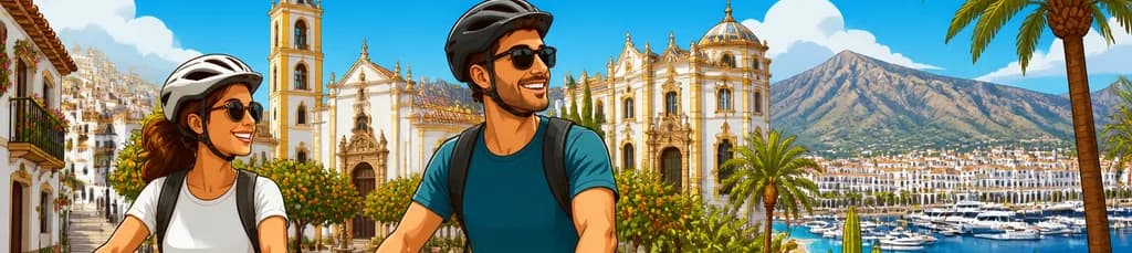 Recorrido en bicicleta por la ciudad de Marbella
