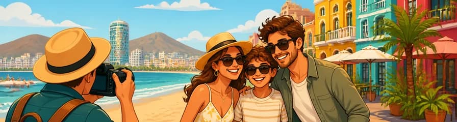 Sesión fotográfica privada de playa y ciudad en Las Palmas de Gran Canaria
