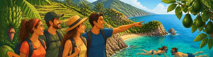 Vive la experiencia de senderismo tropical, playa paradisíaca y esnórquel en grupo reducido