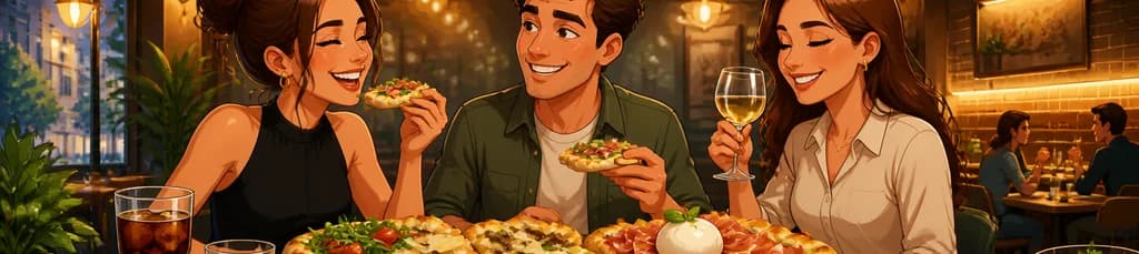 Degusta un menú gourmet de pinsa en Pinsa Pizza Madrid