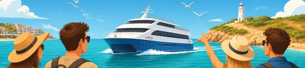 Travesía marítima de ida y vuelta a Formentera partiendo desde Playa d’en Bossa