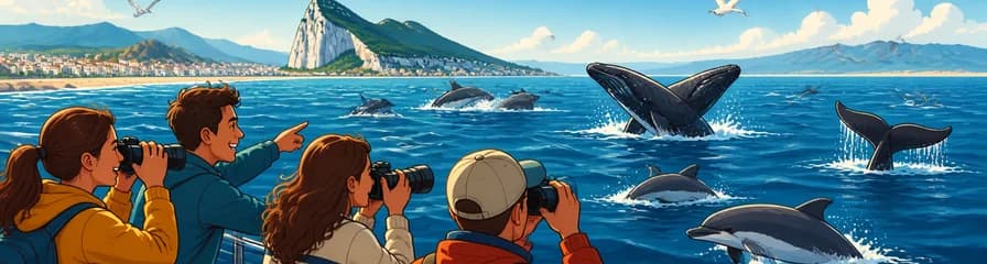 Observación de ballenas y delfines en Gibraltar desde Sevilla