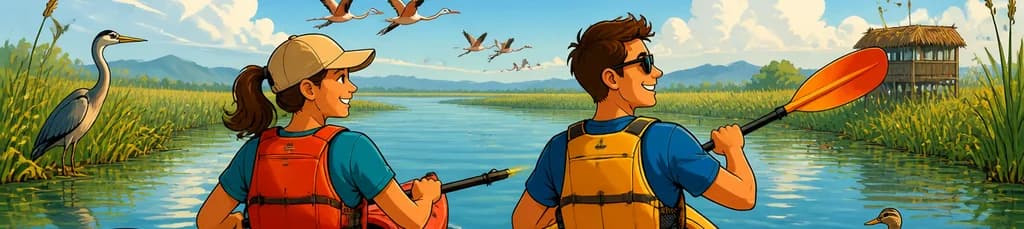 Excursión en kayak por el Delta del Ebro