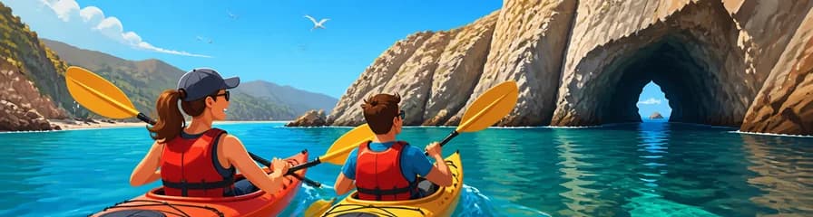 Kayak por los acantilados de Cabo de Gata