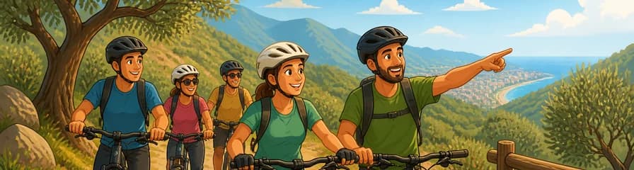 Tour guiado en bicicleta eléctrica por la Cañada del Lobo en Málaga
