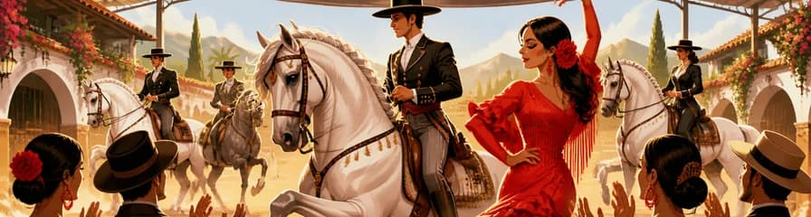 Espectáculo de caballo andaluz y flamenco en el Club Hípico El Ranchito