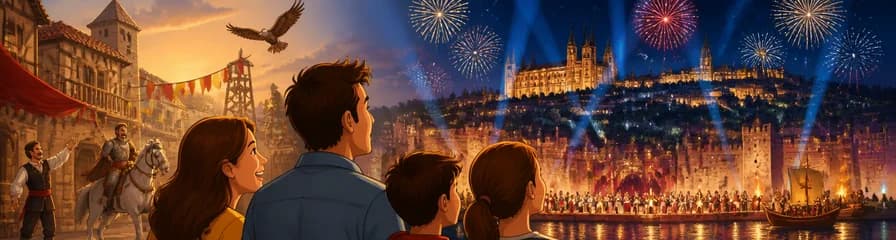 Acceso al Parque Puy du Fou España y al espectáculo nocturno El Sueño de Toledo