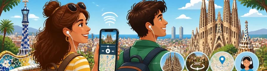 Aplicación de audioguía para explorar Barcelona