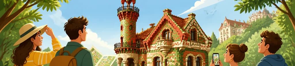 Visita libre y sin colas a El Capricho de Gaudí (recorrido autoguiado)