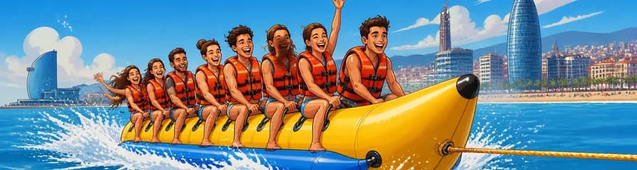 Desafío del Banana Boat en Barcelona