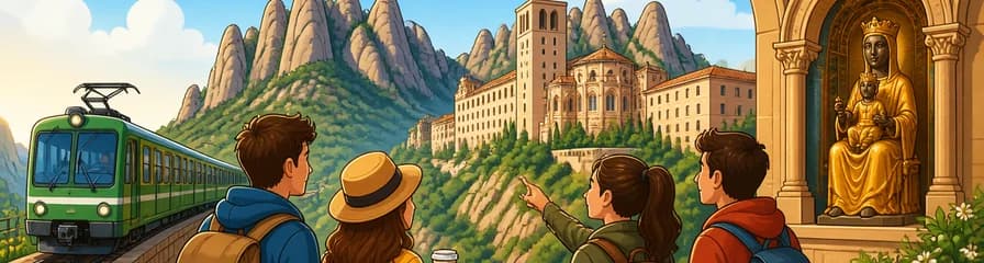 Tour Matutino a Montserrat desde Barcelona: Tren Cremallera y la Virgen Negra