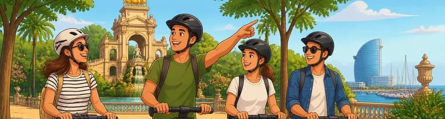 Recorrido en Segway por el Parque de la Ciutadella en Barcelona