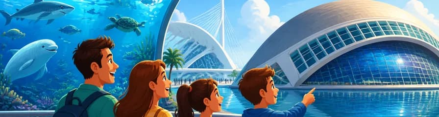 Entrada al Oceanogràfic y Hemisfèric