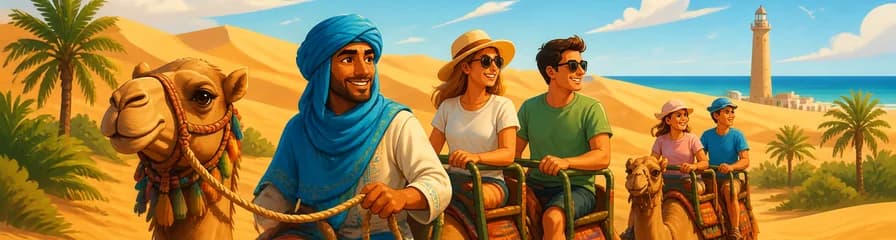 Recorrido en camello por las dunas de Maspalomas