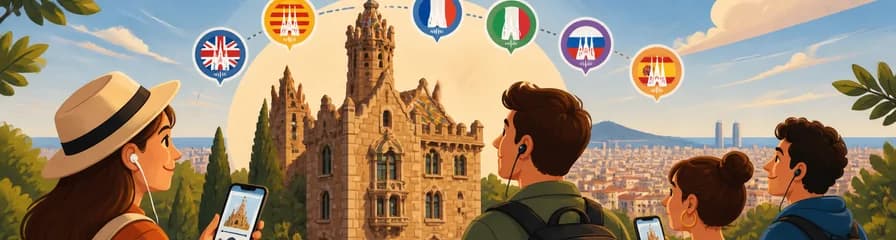 Acceso a Torre Bellesguard con audioguía descargable