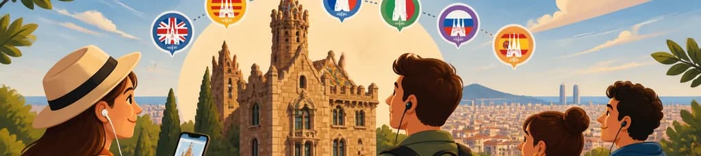 Acceso a Torre Bellesguard con audioguía descargable