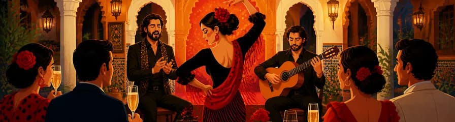 Espectáculo de Flamenco en El Palacio Andaluz de Sevilla con Copa de Cava o Cena