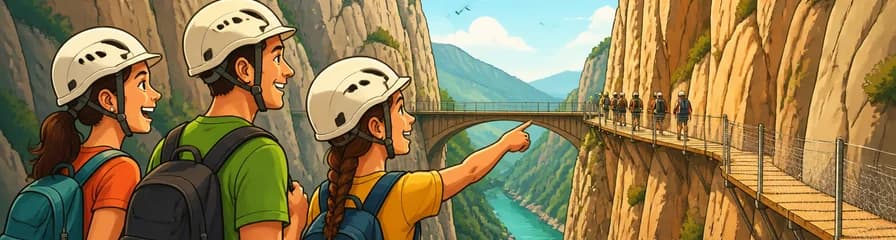 Excursión de un día con guía al Caminito del Rey desde la Costa del Sol