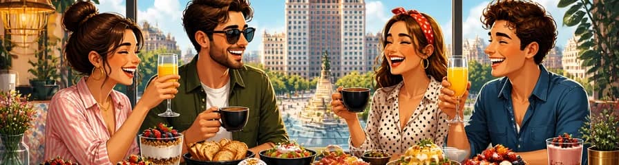 Vive el brunch más atrevido en Descaro Madrid, con vistas a Plaza de España