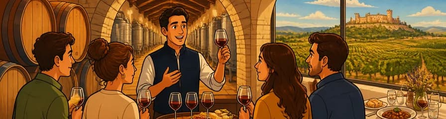 Experiencia en Ribera del Duero: visita, vino, aperitivo y opción de menú degustación