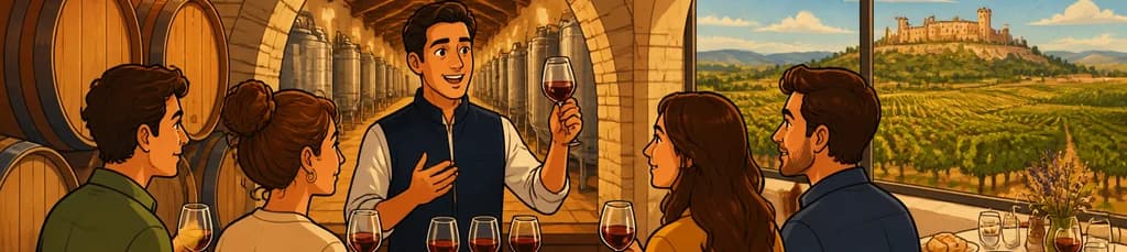 Experiencia en Ribera del Duero: visita, vino, aperitivo y opción de menú degustación