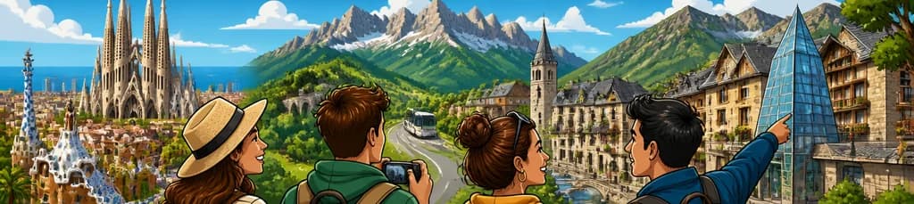 Excursión Original de Un Día: España, Francia y Andorra desde Barcelona